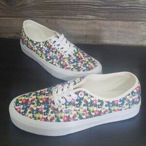 New Vans Authentic Womens Sneakers Size 6.5 Floral Feminine‎ Summer Beach Picnic